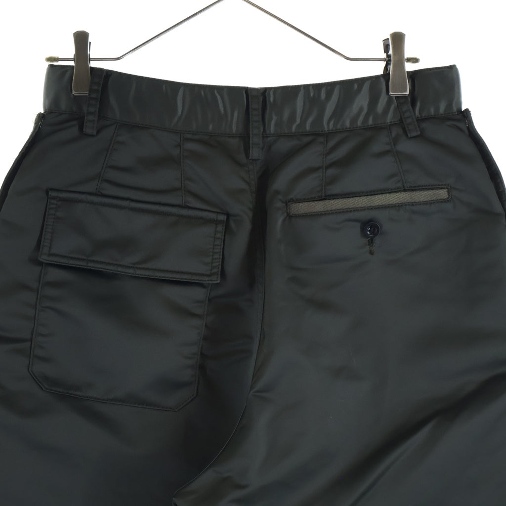 Sacai(サカイ) 23SS Nylon Twill Shorts ナイロン ツイル ショーツ ハーフパンツ カーキ 23-02994M