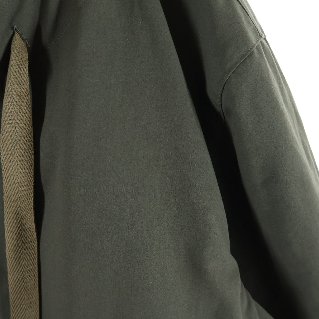 Sacai(サカイ) 26SS Weathercloth Blouson ウェザークロス ブルゾン ジップアップ ジャケット カーキ 26-03917M