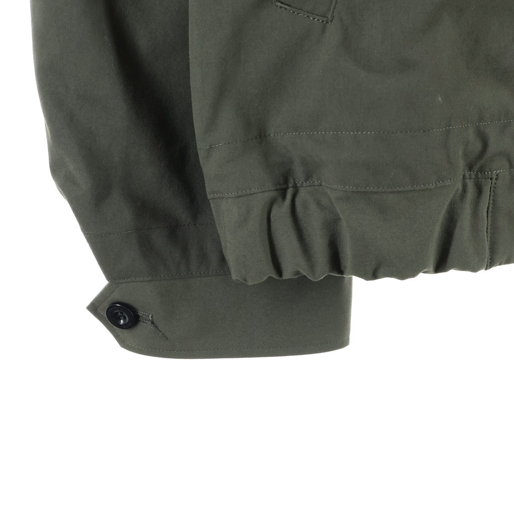Sacai(サカイ) 26SS Weathercloth Blouson ウェザークロス ブルゾン ジップアップ ジャケット カーキ 26-03917M