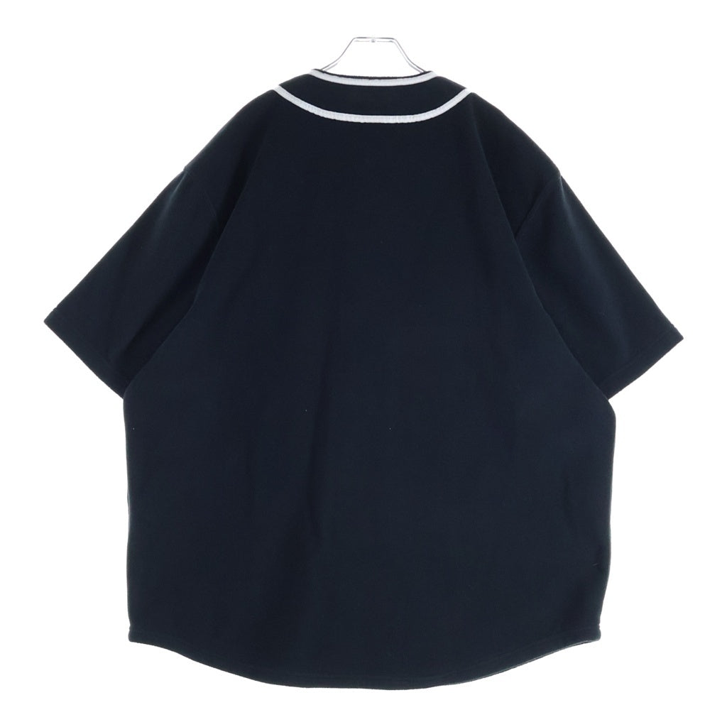SUPREME(シュプリーム) 25AW Polartec Baseball Jersey ポーラーテック ベースボール 半袖シャツ ブラック