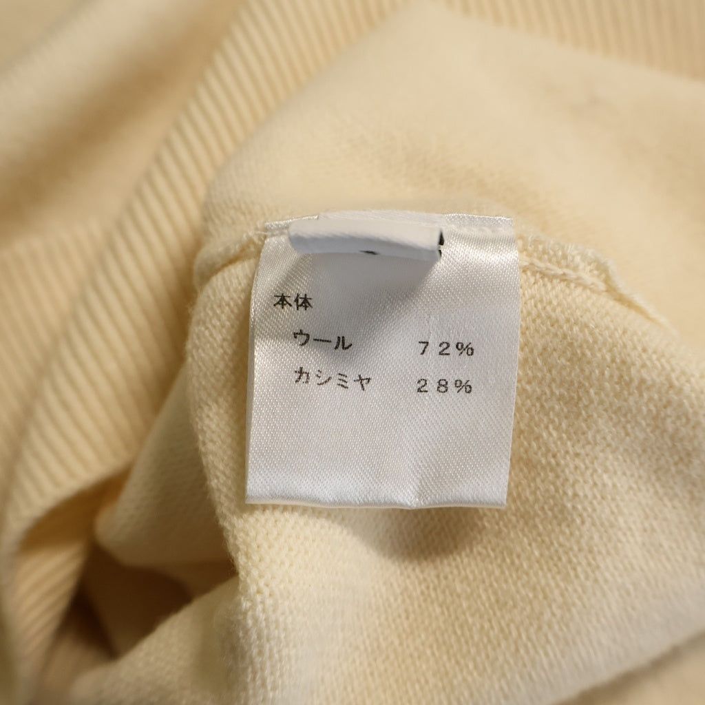 GIVENCHY(ジバンシィ) ビジュー装飾 カシミヤ混 クルーネック ニット セーター ベージュ レディース