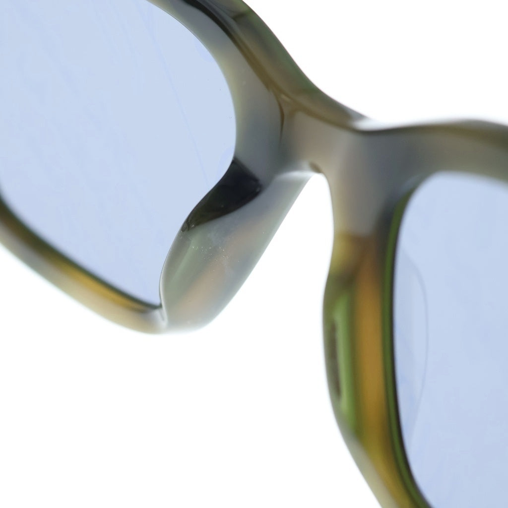 Berluti(ベルルッティ) ラディアント アセテート カリグラフィ柄レンズサングラス メガネ アイウェア カーキ BL40037I