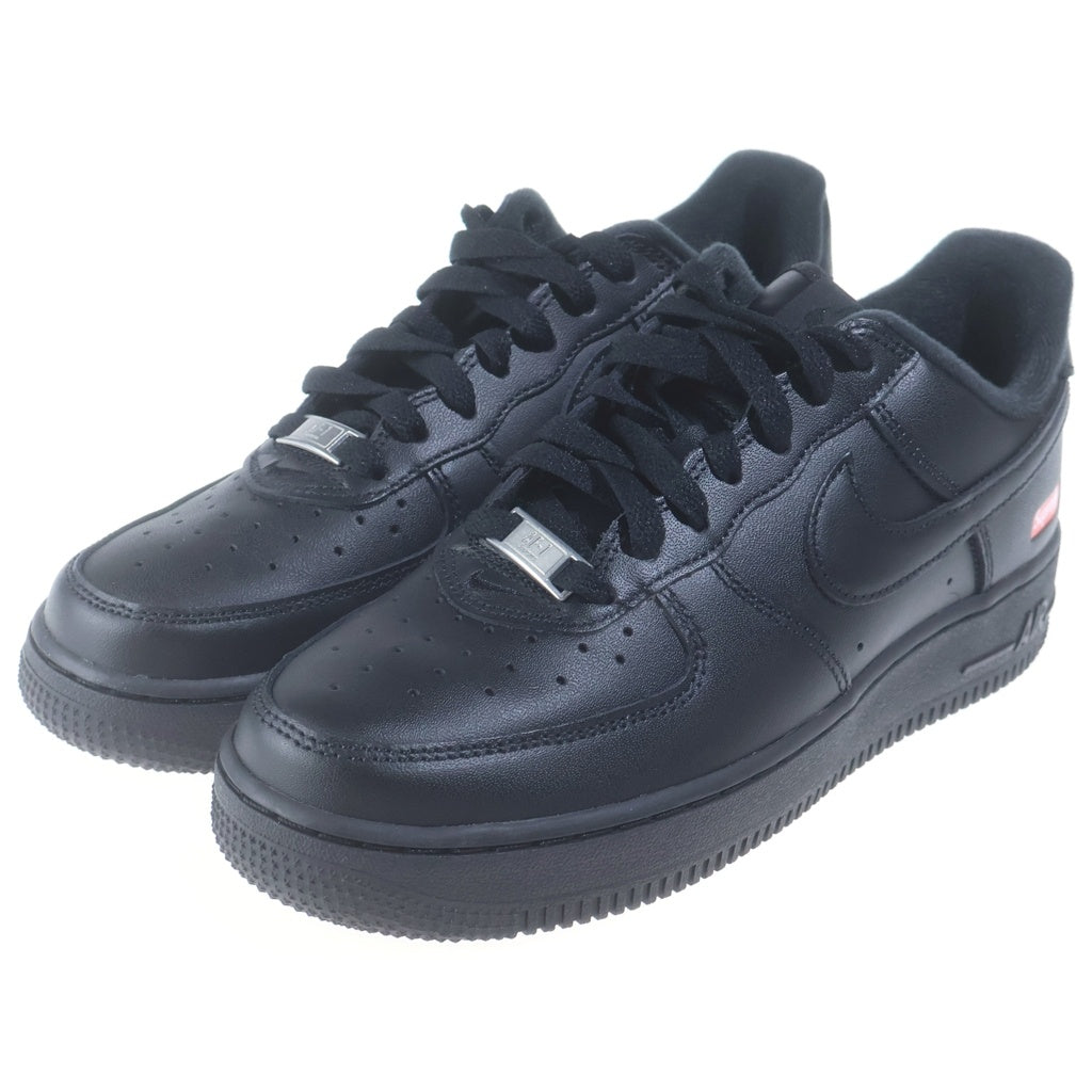 NIKE(ナイキ) ×SUPREME AIR FORCE 1 LOW CU9225-001 シュプリーム エアフォース1 ローカットスニーカー ブラック US6/24cm レディース