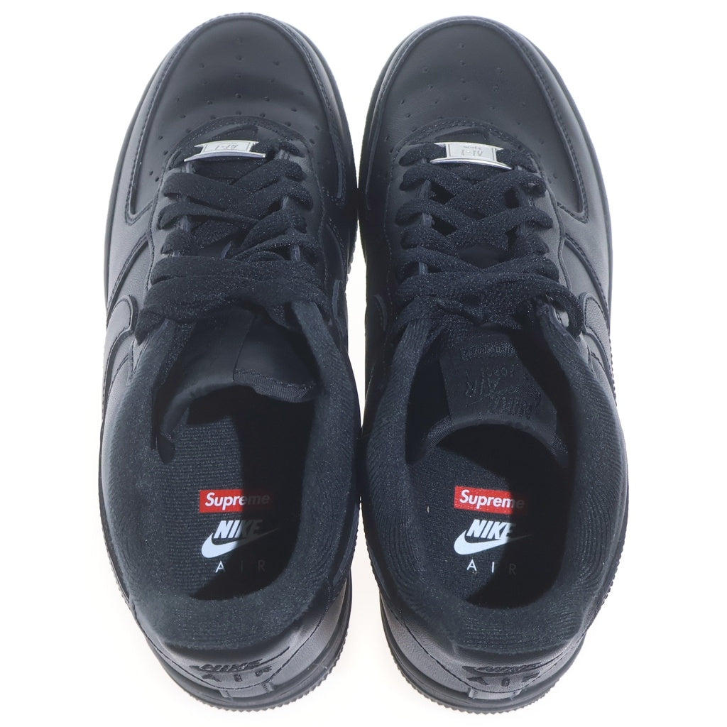 NIKE(ナイキ) ×SUPREME AIR FORCE 1 LOW CU9225-001 シュプリーム エアフォース1 ローカットスニーカー ブラック US6/24cm レディース