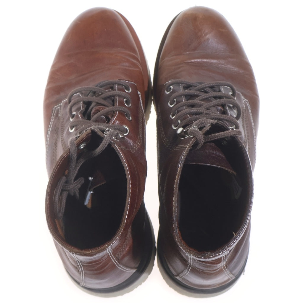 VISVIM(ヴィスヴィム) VIRGIL BOOTS-FOLK バージル フォルク レースアップ レザー ハイカット ブーツ ブラウン