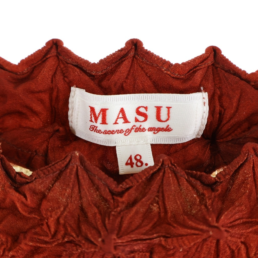 MASU(エムエーエスユー) 26SS NAPOLEON SPIKEY TOPS ナポレオントップス レッド M26U6CS010