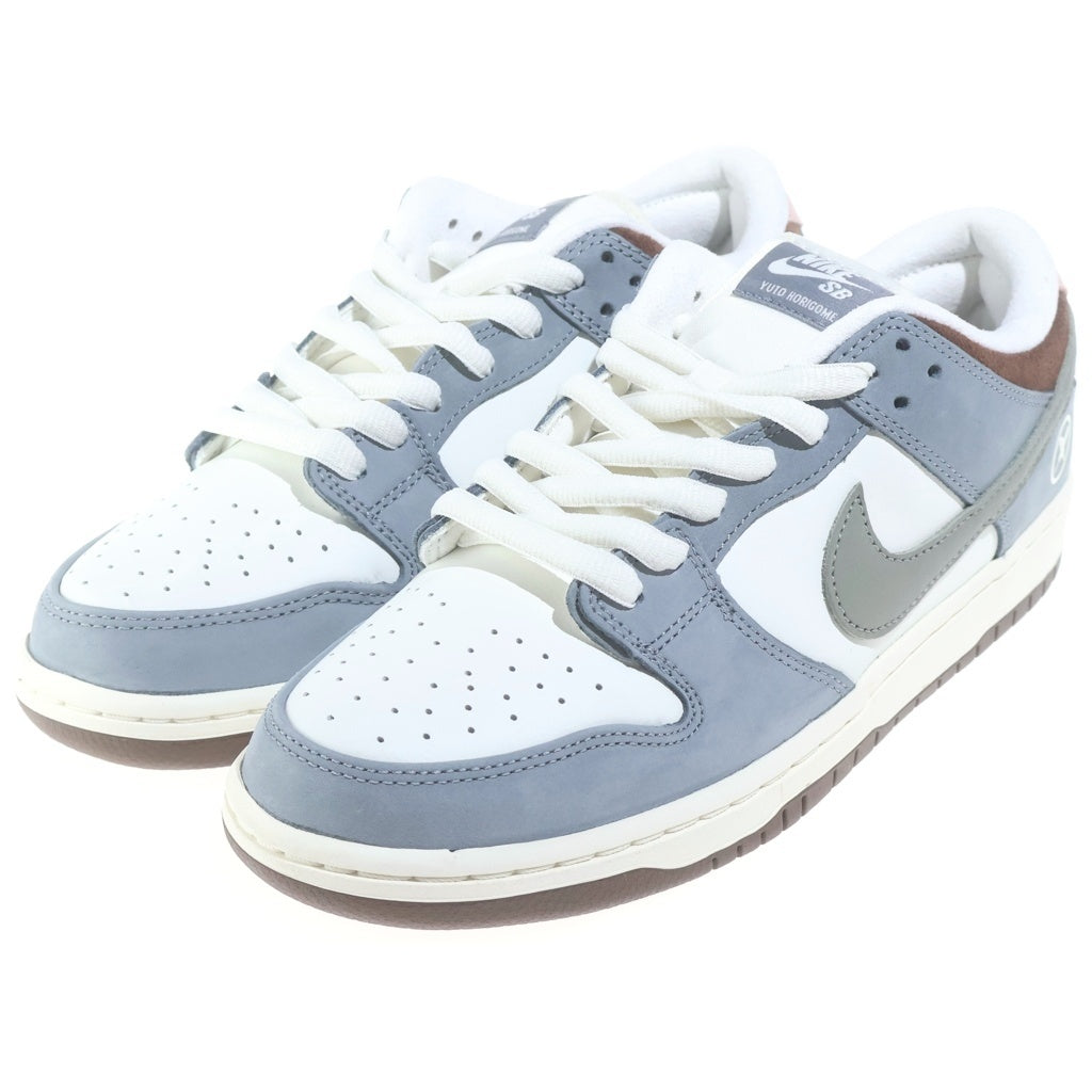 NIKE SB(ナイキエスビー) ×YUTO HORIGOME DUNK LOW PRO QS FQ1180-001 堀米雄斗 ダンク プロ クイックストライク ローカットスニーカー ホワイト/グレー US9.5/27.5cm