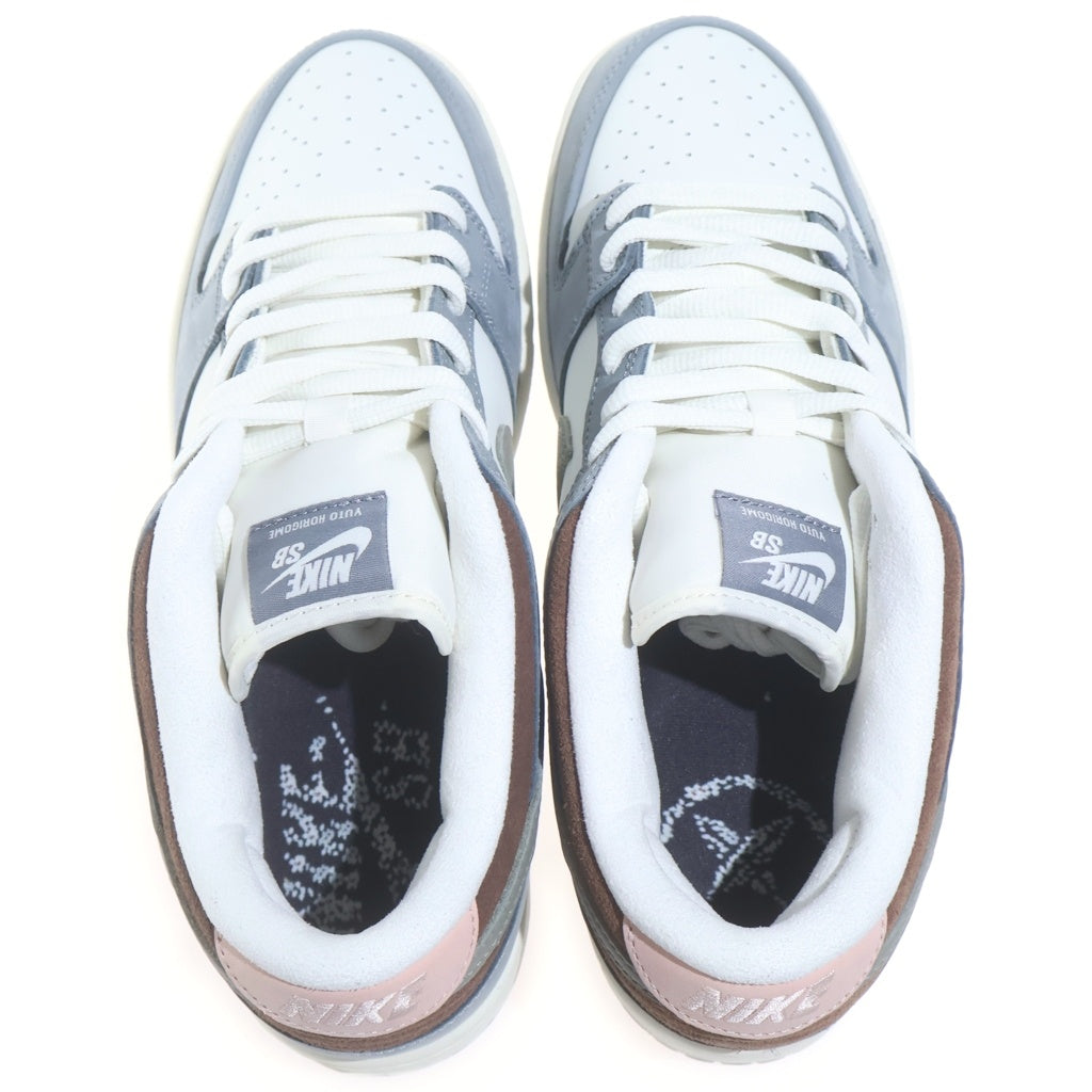 NIKE SB(ナイキエスビー) ×YUTO HORIGOME DUNK LOW PRO QS FQ1180-001 堀米雄斗 ダンク プロ クイックストライク ローカットスニーカー ホワイト/グレー US9.5/27.5cm