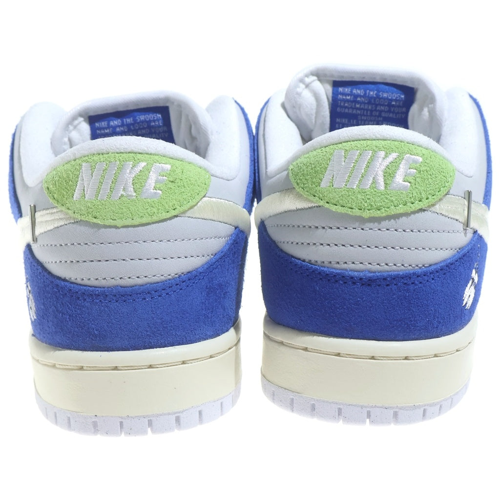 NIKE SB(ナイキエスビー) ×Fly Streetwear Dunk Low Gardenia DQ5130-400 フライ ストリートウェア ダンク ガーデニア ローカットスニーカー ブルー US9.5/27.5cm