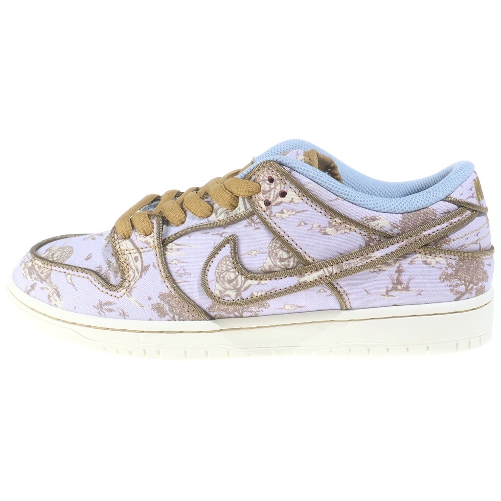 NIKE SB(ナイキエスビー) DUNK LOW PRO PRM TOILE FN5880-001 ダンク プロ トワレ ローカットスニーカー パープル US9.5/27.5cm