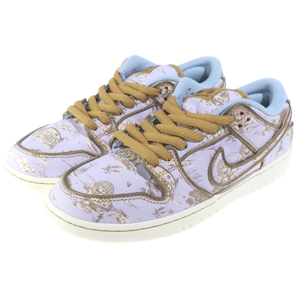 NIKE SB(ナイキエスビー) DUNK LOW PRO PRM TOILE FN5880-001 ダンク プロ トワレ ローカットスニーカー パープル US9.5/27.5cm