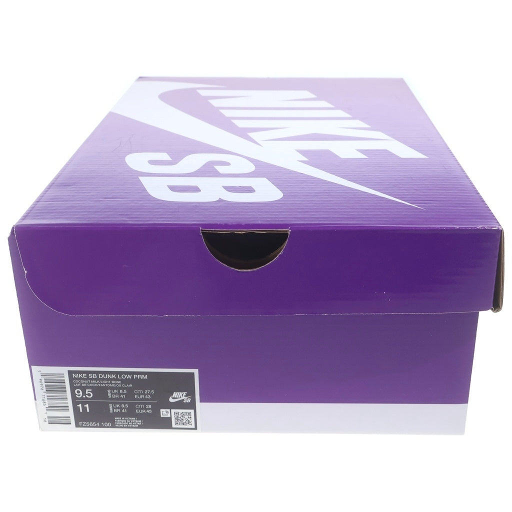 NIKE SB(ナイキエスビー) DUNK LOW PRM CITY OF LOVE FZ5654-100 ダンク シティ オブ ラブ ローカットスニーカー ホワイト/アイボリー US9.5/27.5cm