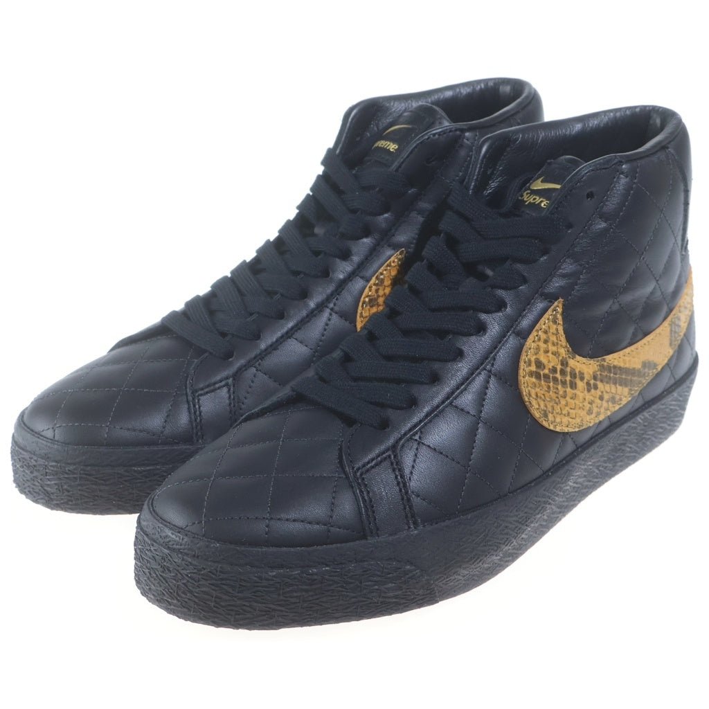 NIKE SB(ナイキエスビー) ×Supreme BLAZER MID DV5078-001 シュプリーム ブレザー ミッドカットスニーカー ブラック US9/27.0cm