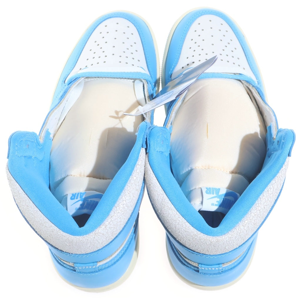 NIKE(ナイキ) AIR JORDAN 1 RETRO HIGH OG UNC REIMAGINED DZ5485-402 エアジョーダン1 レトロ リイマジンド ハイカットスニーカー ホワイト/ブルー US9/27cm