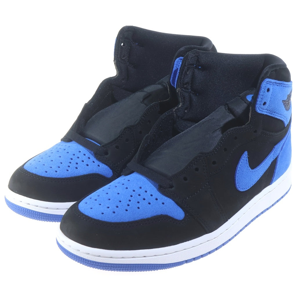 NIKE(ナイキ) AIR JORDAN 1 RETRO HIGH OG ROYAL REIMAGINED DZ5485-042 エアジョーダン1 レトロ ロイヤルリイマジンド ハイカットスニーカー ブラック/ブルー US9/27.0cm