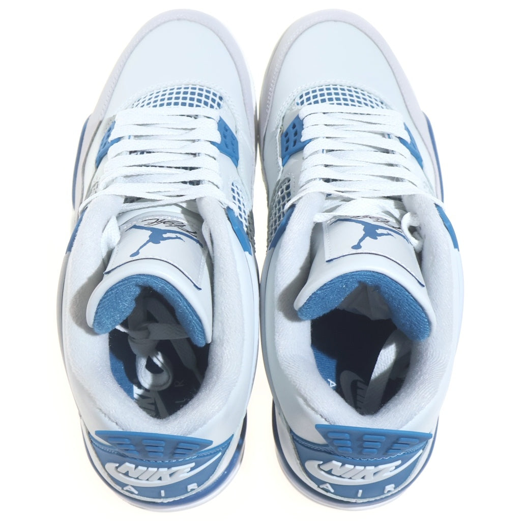 NIKE(ナイキ) AIR JORDAN 4 RETRO INDUSTRIAL BLUE FV5029-141 エアジョーダン4 インダストリアルブルー ハイカットスニーカー ホワイト/ブルー US9.5/27.5cm