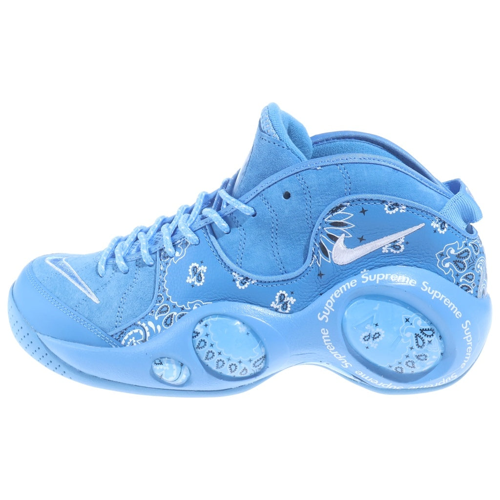 NIKE(ナイキ) ×Supreme AIR ZOOM FLIGHT 95 DJ8604-400 シュプリーム エアズーム フライト ユニバーシティブルー ペイズリー ローカットスニーカー ブルー US9.5/27.5cm