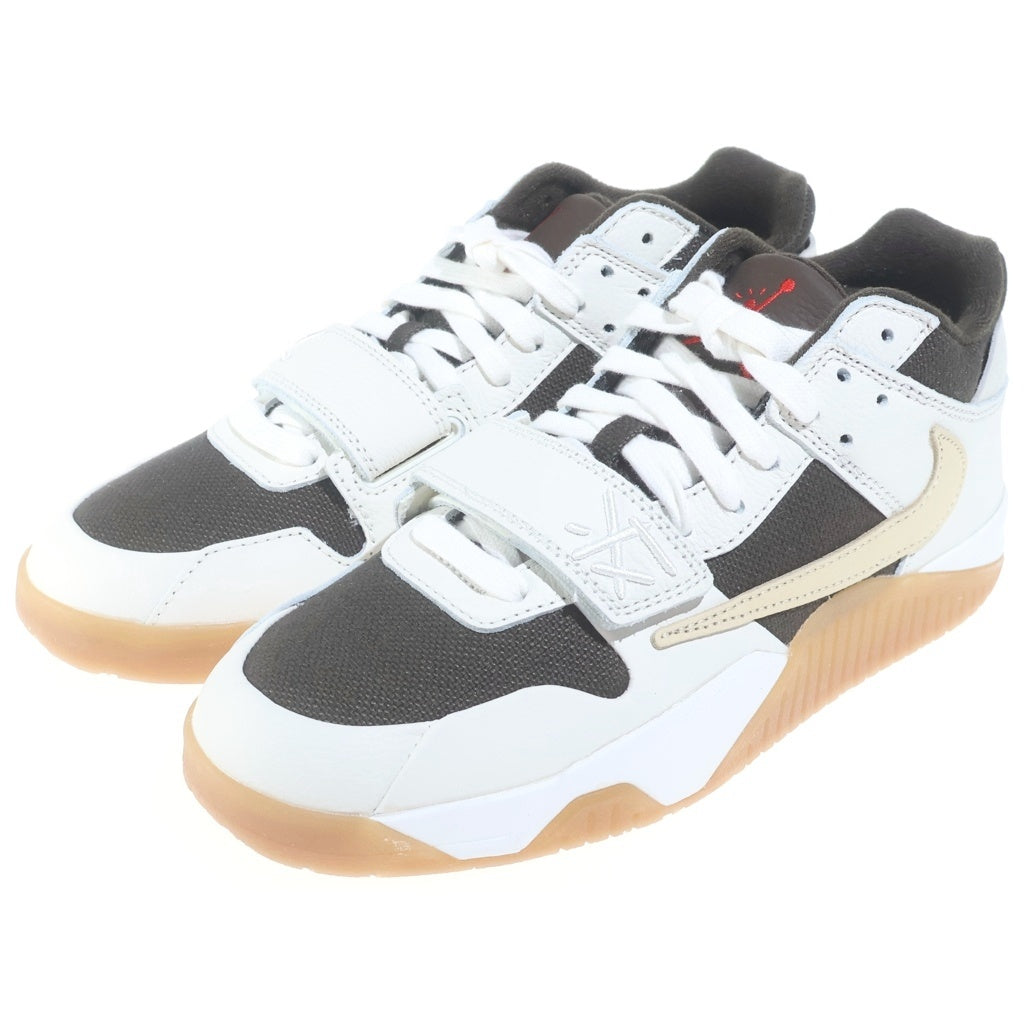 NIKE(ナイキ) ×TRAVIS SCOTT JORDAN JUMPMAN JACK FZ8117‐100 トラヴィススコット ジョーダン ジャンプマン ローカットスニーカー ホワイト/ブラウン US9/27cm