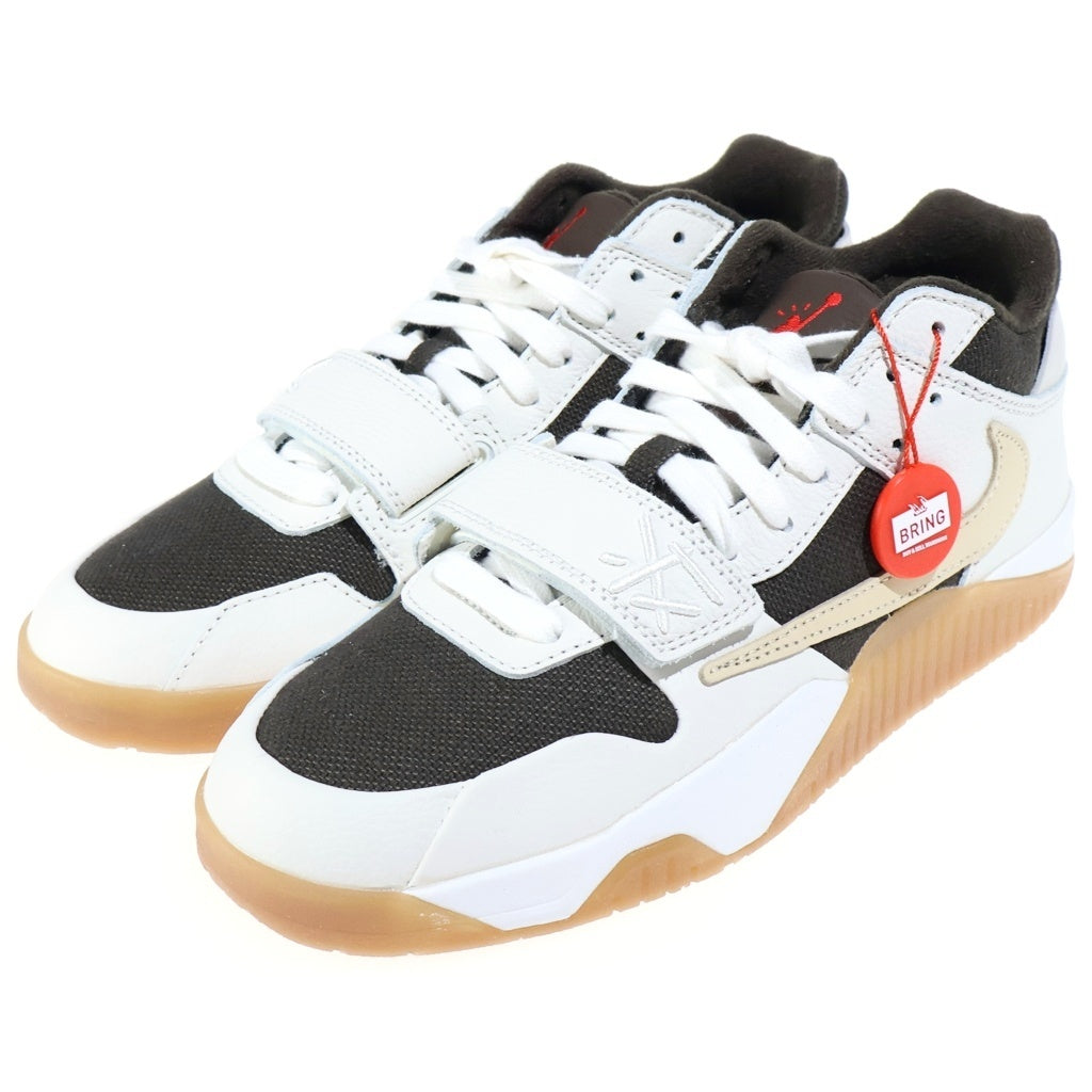 NIKE(ナイキ) ×TRAVIS SCOTT JORDAN JUMPMAN JACK FZ8117‐100 トラヴィススコット ジョーダン ジャンプマン ローカットスニーカー ホワイト/ブラウン US9/27cm