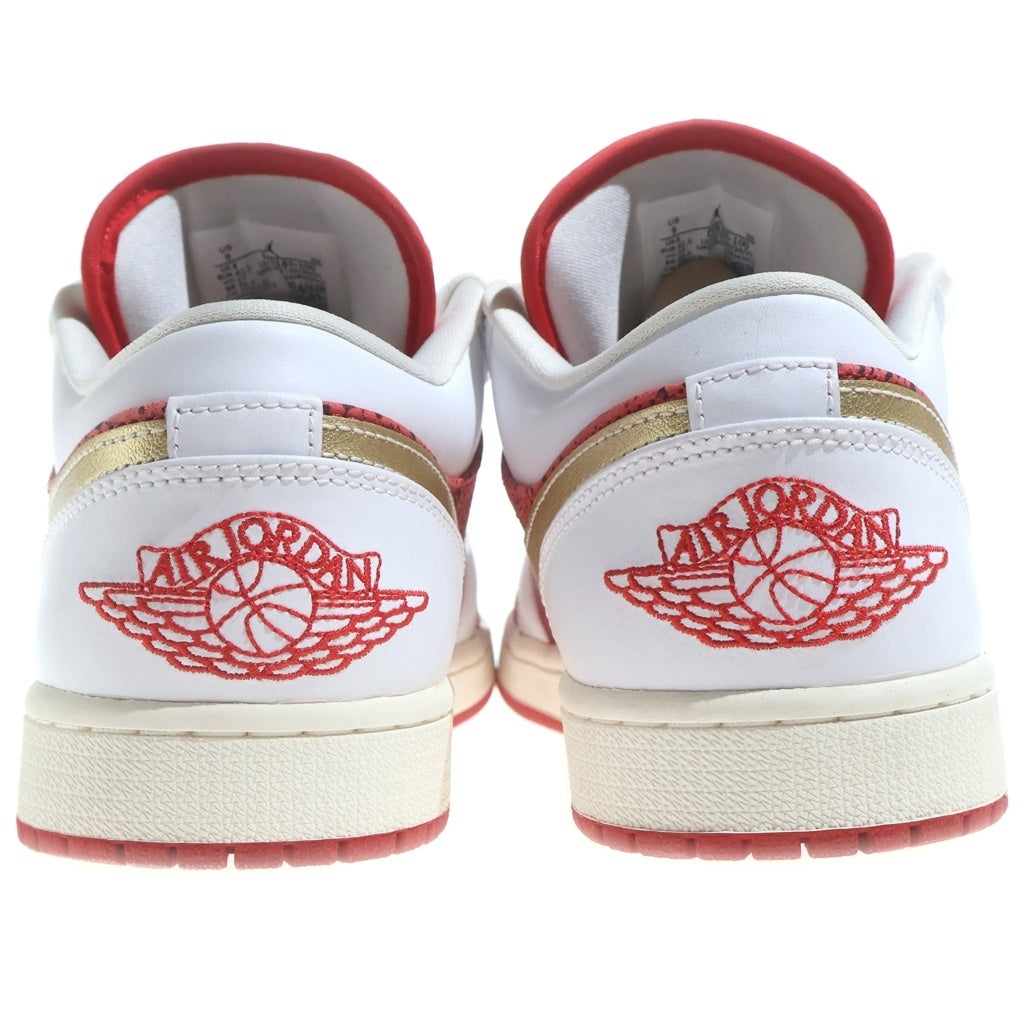 NIKE(ナイキ) AIR JORDAN 1 LOW SPADE DJ5185-100 エアジョーダン1 スペード ローカットスニーカー ホワイト/レッド US9/27.0cm