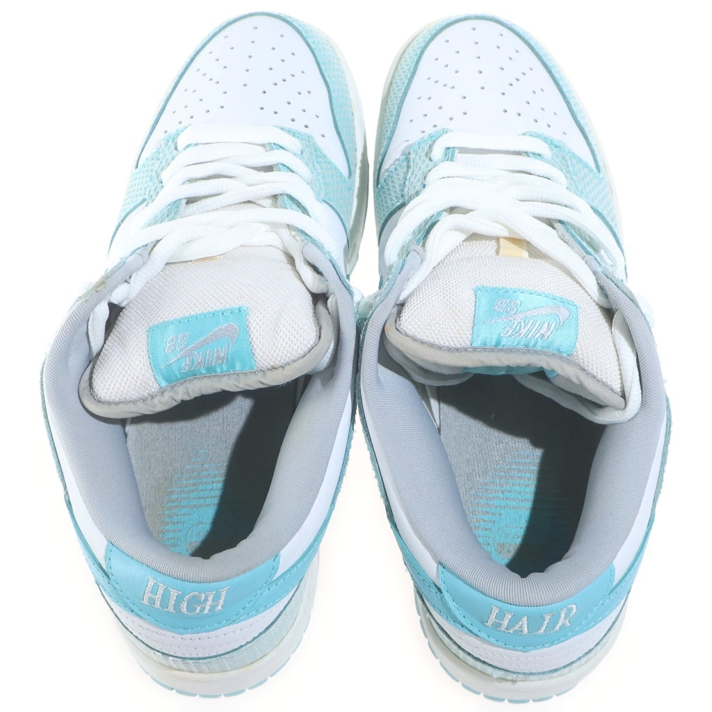 NIKE SB(ナイキエスビー) 【観賞用 2005年製】 DUNK LOW PRM HIGH HAIR 313170-142 ダンク プレミアム ヘアー ローカットスニーカー ブルー/ホワイト US9.5/27.5cm