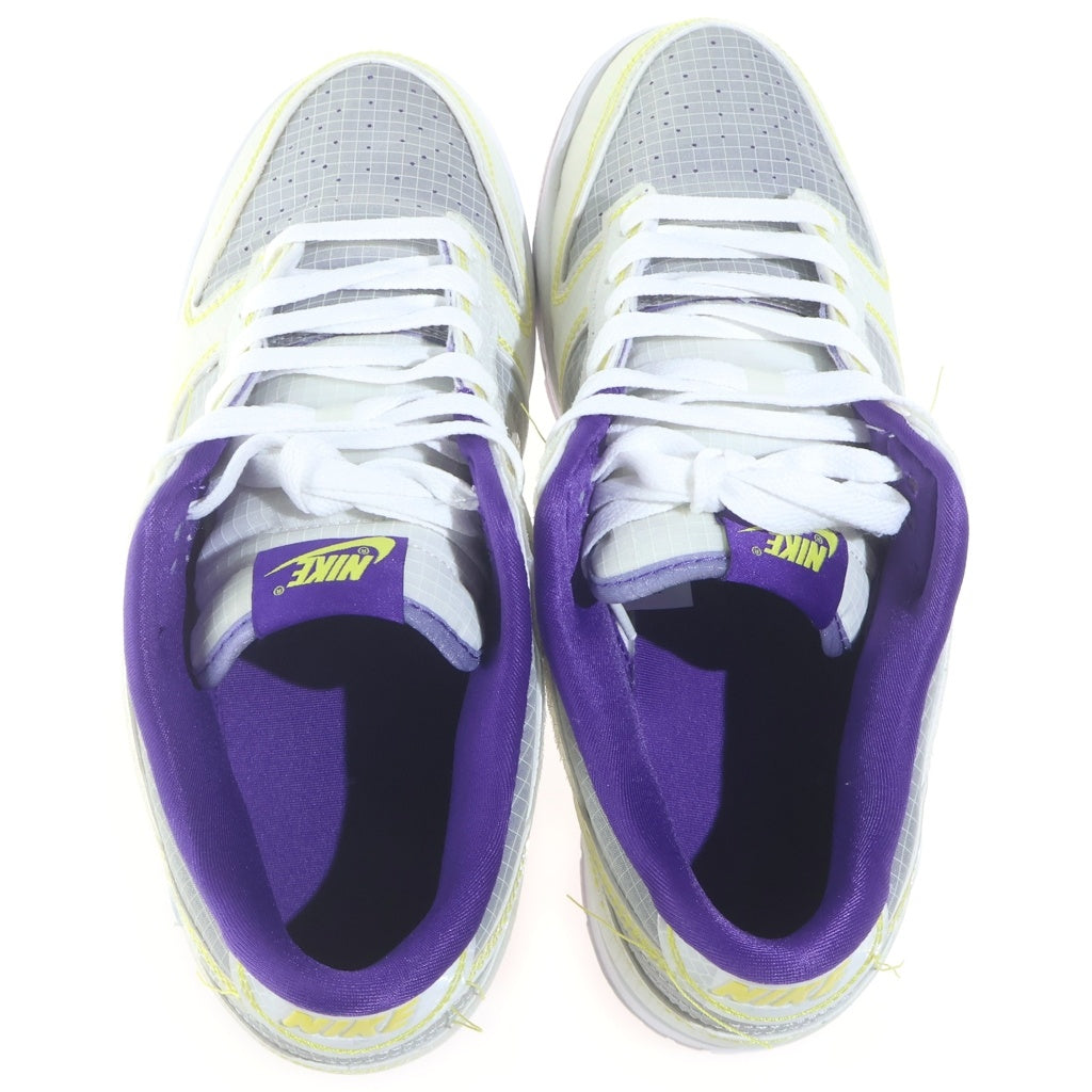 NIKE(ナイキ) ×UNION DUNK LOW COURT PURPLE DJ9649-500 ユニオン ダンク コートパープル ローカットスニーカー ホワイト/パープル US9/27cm