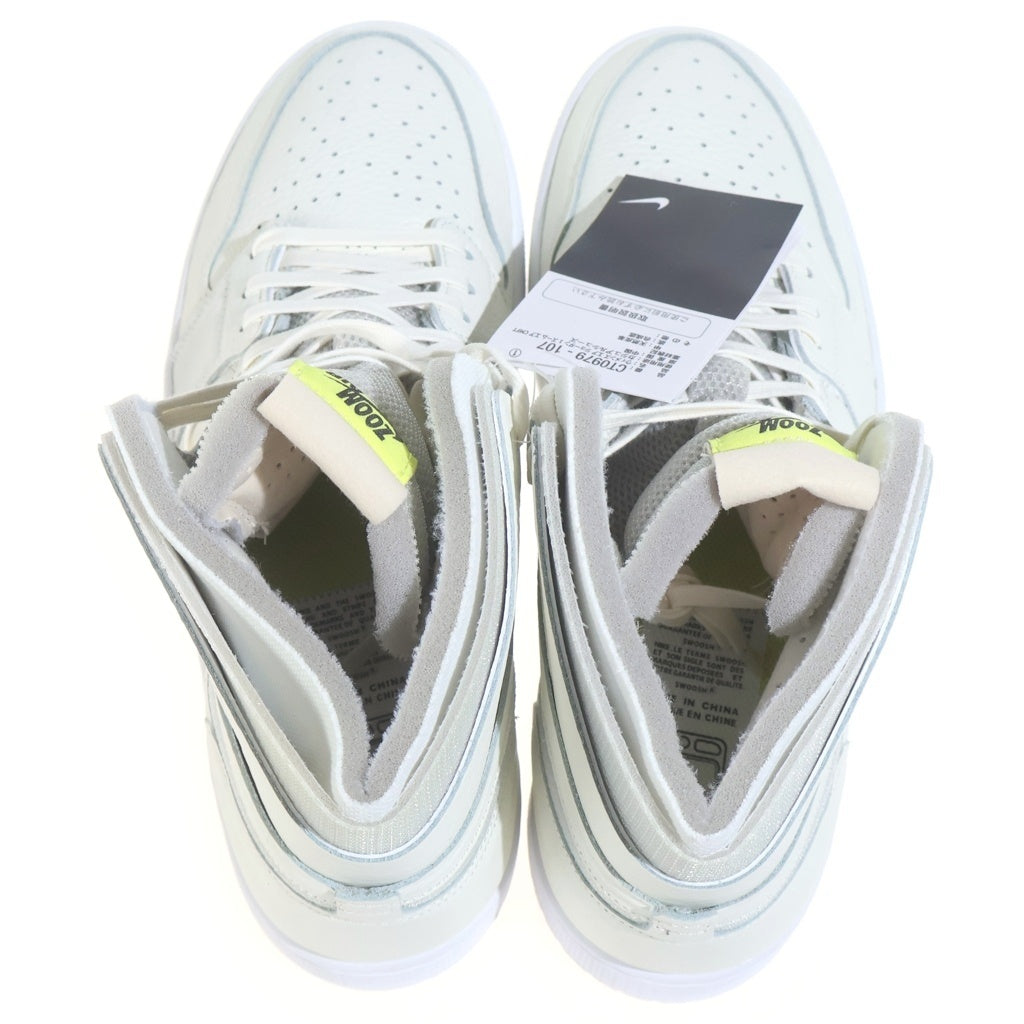 NIKE(ナイキ) WMNS JORDAN 1 HIGH ZOOM AIR CMFT SAIL PEARL WHITE CT0979-107 ウィメンズ エアジョーダン1 ズーム エア セイル ハイカットスニーカー ホワイト US11.5/28.5cm