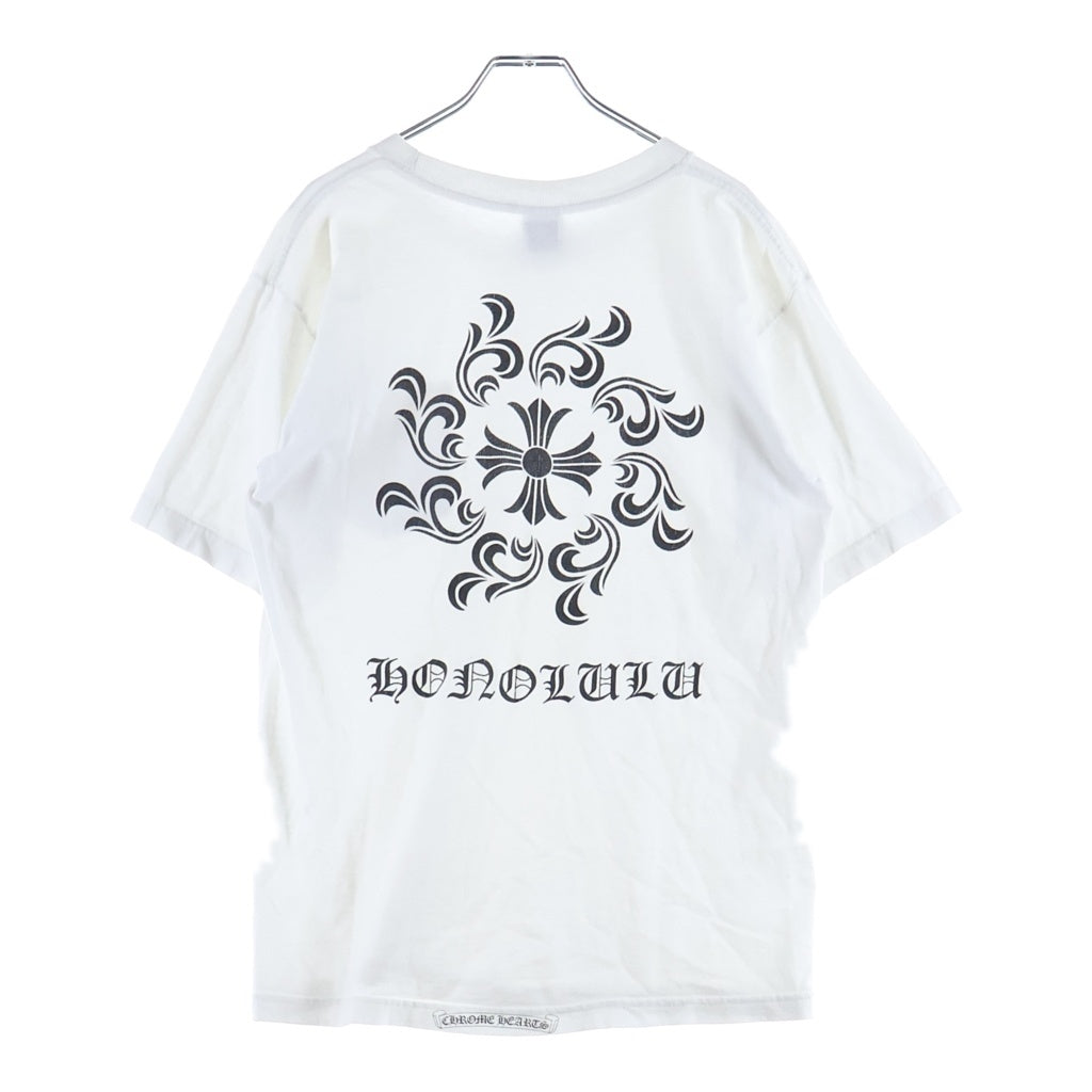 CHROME HEARTS(クロムハーツ) OLD Honolulu CHプラス TEE オールド ホノルル限定 バッグCHプラス 半袖Tシャツ カットソー ホワイト