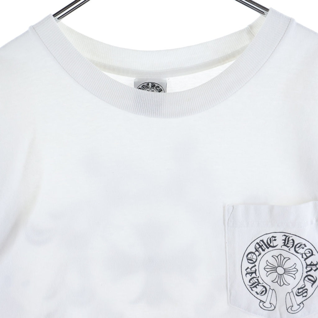 CHROME HEARTS(クロムハーツ) OLD Honolulu CHプラス TEE オールド ホノルル限定 バッグCHプラス 半袖Tシャツ カットソー ホワイト