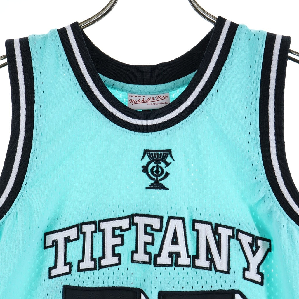 Mitchell&Ness(ミッチェル アンド ネス) 23SS ×Tiffany Basketball Jersey ティファニー バスケットボール メッシュ タンクトップ ティファニーブルー