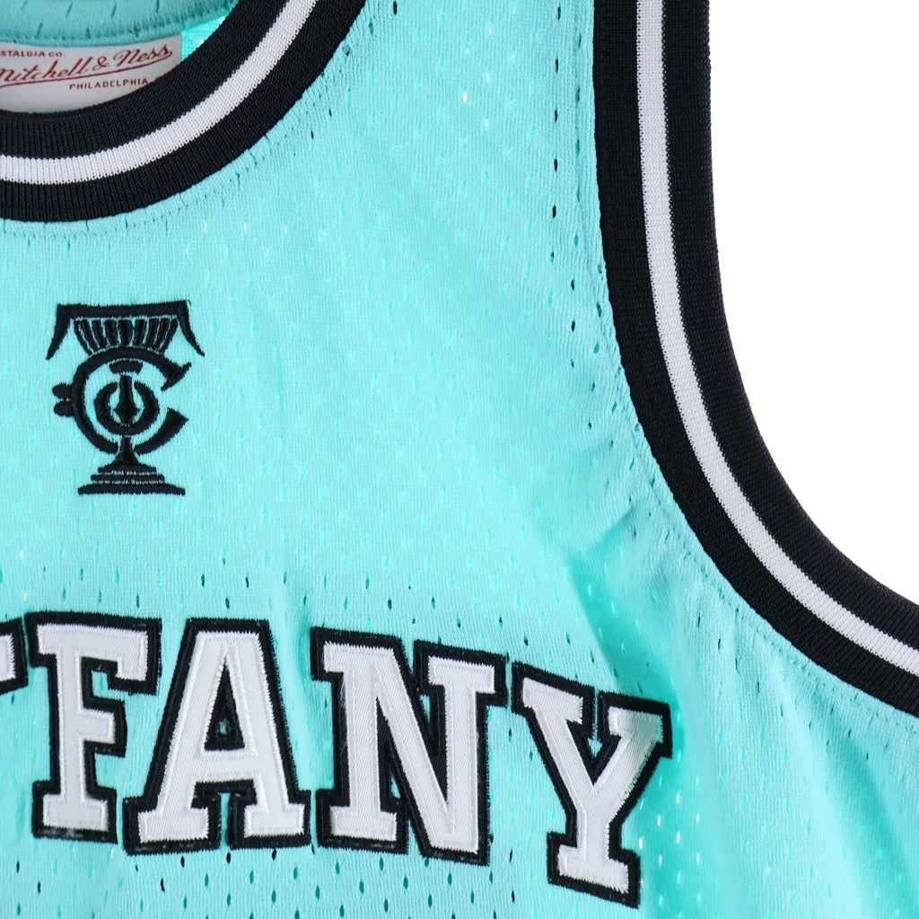 Mitchell&Ness(ミッチェル アンド ネス) 23SS ×Tiffany Basketball Jersey ティファニー バスケットボール メッシュ タンクトップ ティファニーブルー