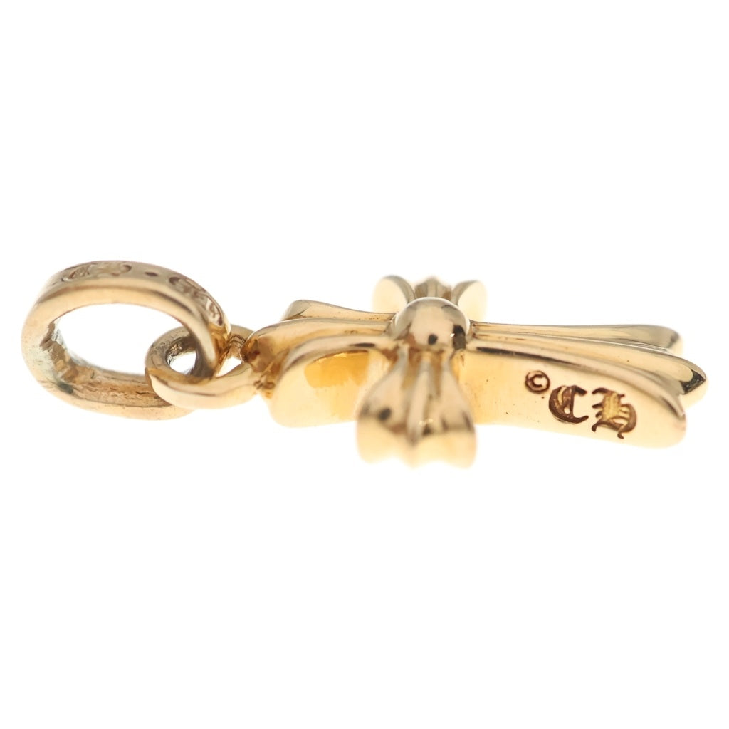 CHROME HEARTS(クロムハーツ) 22K CRS BBYFAT P/DIA ベイビーファットクロス PAVEダイヤ ペンダントトップ ゴールド