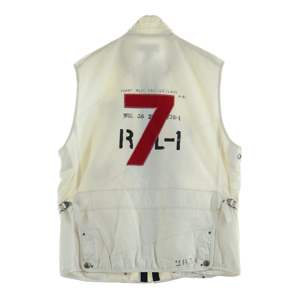 POLO RALPH LAUREN(ポロラルフローレン) 90s Multi Pocket Vest マルチポケット ベスト ジャケット ホワイト
