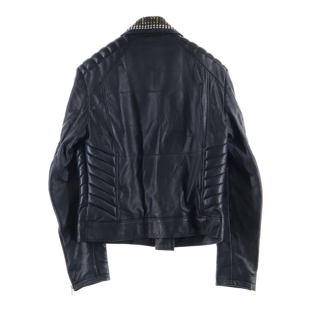 VERSACE(ヴェルサーチ) H&M別注 スタッズ ライダースジャケット ブラック