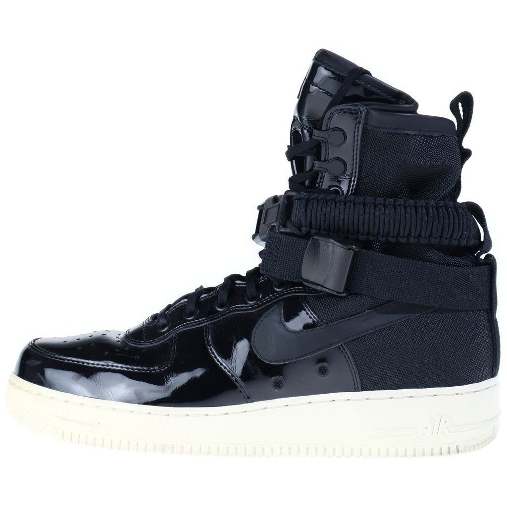 NIKE(ナイキ) WMNS SF AIR FORCE1 HIGH RUBY ROSE FORCE IS FEMALE BLACK AJ0963-001 ウィメンズ エアフォース1 ルビー ローズ ホース イズ フィメイル ハイカットスニーカー ブラック US12/29cm レディース