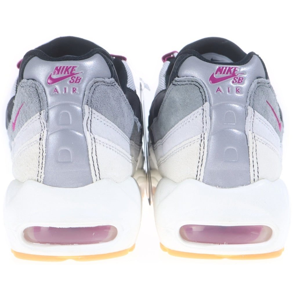 NIKE SB(ナイキエスビー) AIR MAX 95 SUMMIT WHITE CACTUS FLOWER HF7545-100 エアマックス95 サミットホワイト カクタスフラワー ローカットスニーカー ホワイト/パープル US10/28cm