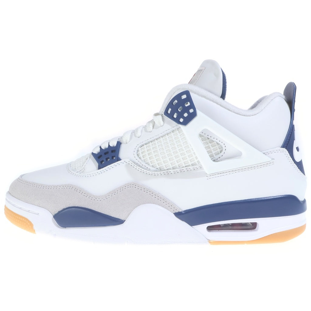 NIKE SB(ナイキエスビー) AIR JORDAN4 RETRO SP SUMMIT WHITE NAVY DR5415-100 エアジョーダン4 レトロ サミットホワイトネイビー ハイカットスニーカー グレー/ホワイト US9.5/27.5cm
