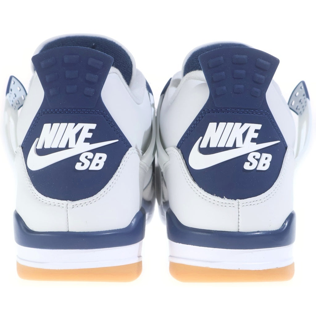 NIKE SB(ナイキエスビー) AIR JORDAN4 RETRO SP SUMMIT WHITE NAVY DR5415-100 エアジョーダン4 レトロ サミットホワイトネイビー ハイカットスニーカー グレー/ホワイト US9.5/27.5cm