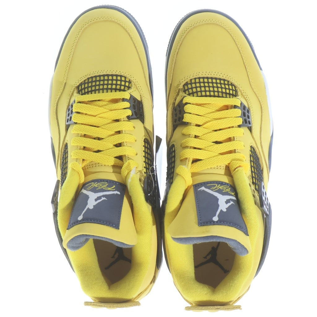 NIKE(ナイキ) AIR JORDAN4 TOUR YEELLOW CT8527-700 エアジョーダン4 ツアー ハイカットスニーカー イエロー/グレー US9.5/27.5cm