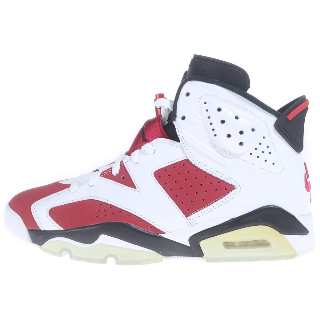 NIKE(ナイキ) AIR JORDAN6 CARMINE CT8529-106 エアジョーダン6 カーマイン ハイカットスニーカー ホワイト/レッド US9/27cm
