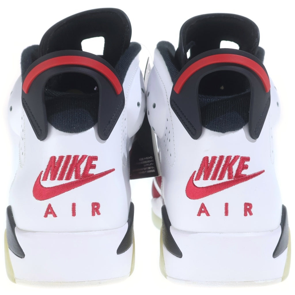 NIKE(ナイキ) AIR JORDAN6 CARMINE CT8529-106 エアジョーダン6 カーマイン ハイカットスニーカー ホワイト/レッド US9/27cm