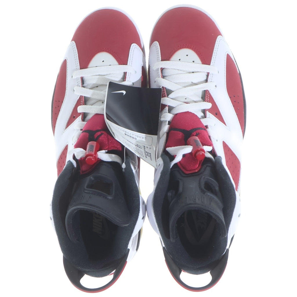 NIKE(ナイキ) AIR JORDAN6 CARMINE CT8529-106 エアジョーダン6 カーマイン ハイカットスニーカー ホワイト/レッド US9/27cm