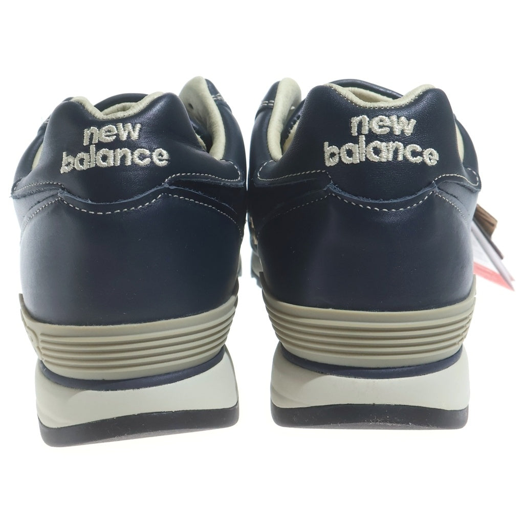 New Balance(ニューバランス) M670NVY オールレザー ローカットスニーカー ネイビー US9/27cm