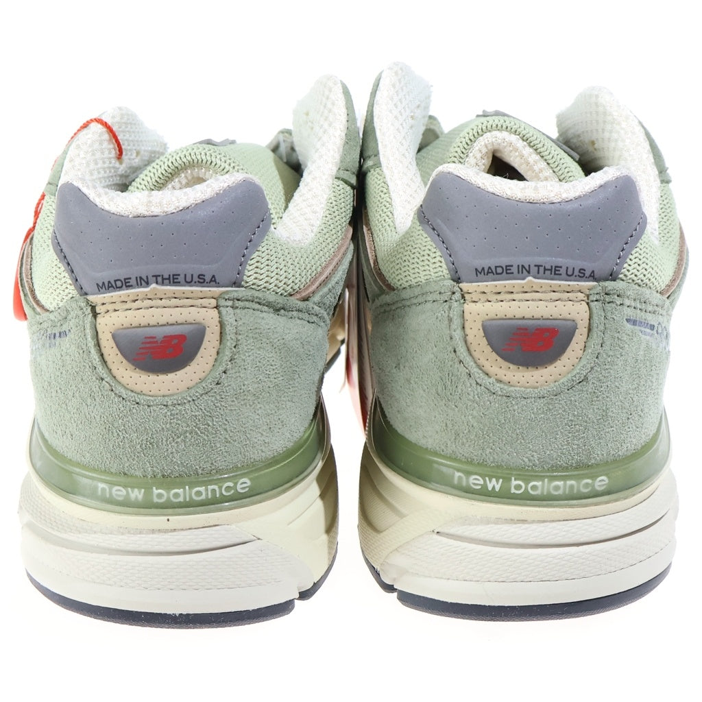 New Balance(ニューバランス) U990GT4 990V4 OLIVE スエード メッシュ ローカットスニーカー グリーン US9.5/27.5cm