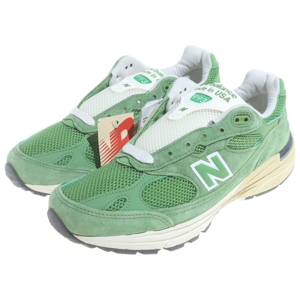 New Balance(ニューバランス) U993GW CHIVE スエード メッシュ ローカットスニーカー グリーン US9.5/27.5cm