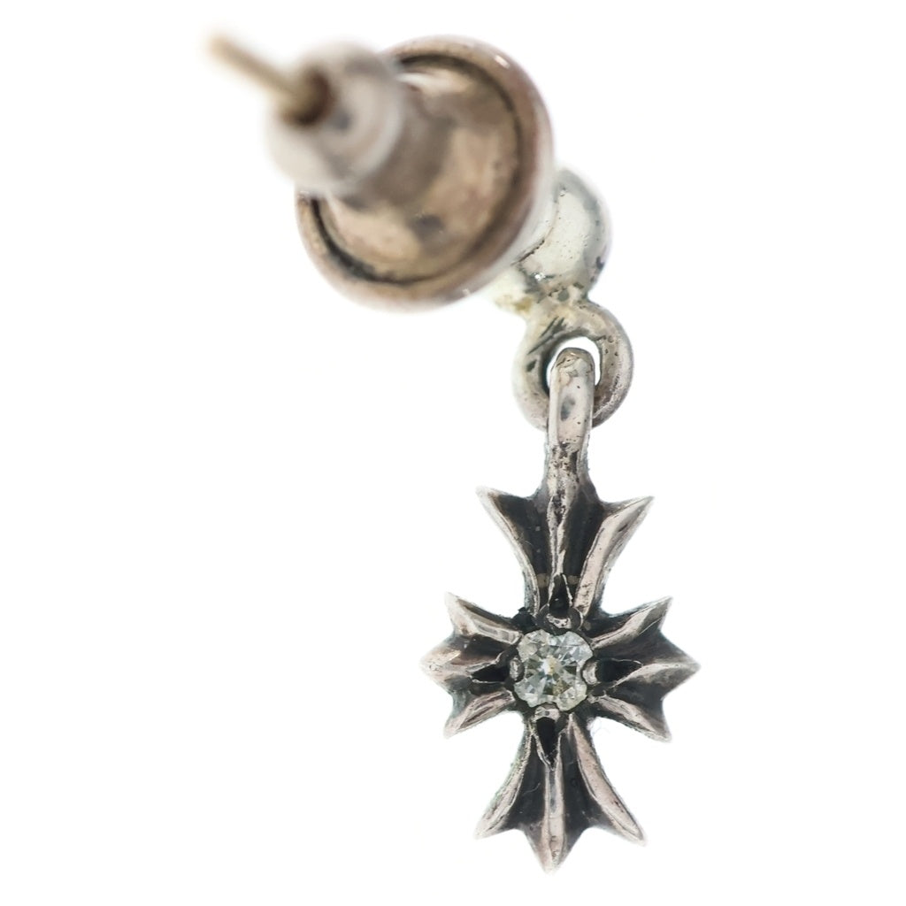 CHROME HEARTS(クロムハーツ) TNY E CH PLS DIA タイニーE CHプラス ドロップピアス 1ダイヤ シルバー BCA402