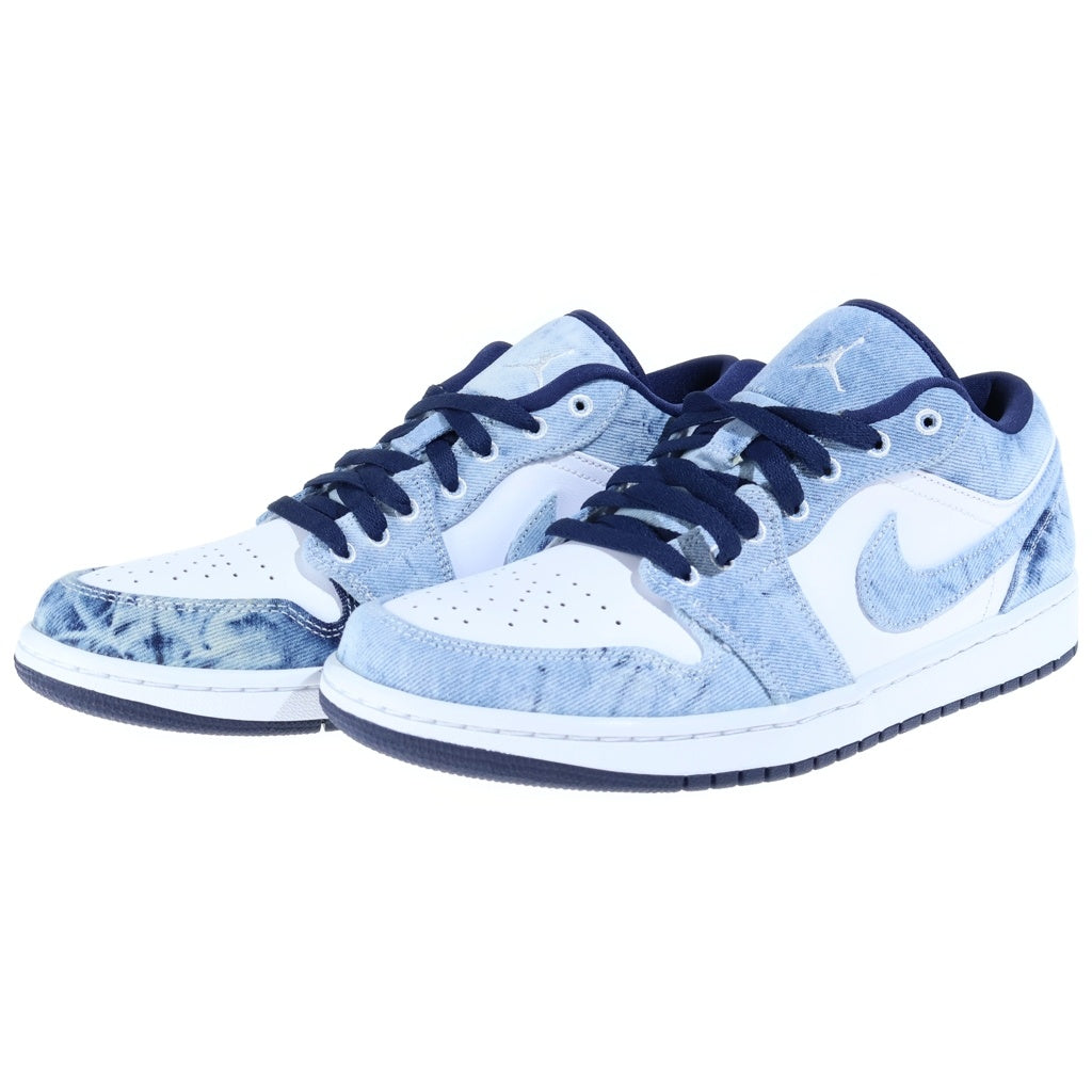 NIKE(ナイキ) AIR JORDAN 1 LOW WASHED DENIM エアジョーダン1 SE ウォッシュドデニム ローカットスニーカー インディゴ US10/28cm CZ8455-100