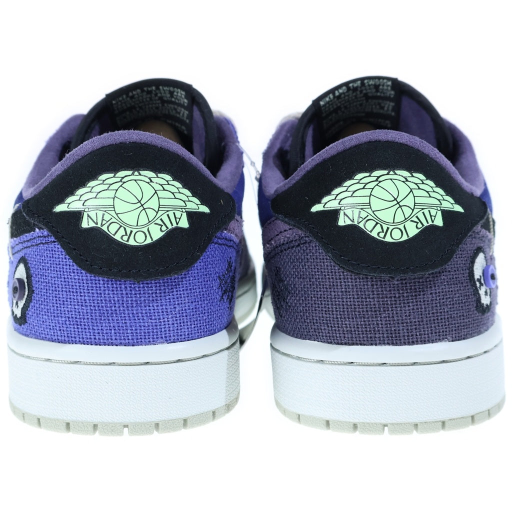 NIKE(ナイキ) ×ZION WILLIAMSON AIR JORDAN 1 RETRO LOW OG ザイオン ウィリアムソン エアジョーダン1 ローカットスニーカー パープル US9/27cm IH2309-500
