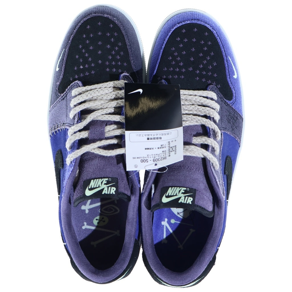 NIKE(ナイキ) ×ZION WILLIAMSON AIR JORDAN 1 RETRO LOW OG ザイオン ウィリアムソン エアジョーダン1 ローカットスニーカー パープル US9/27cm IH2309-500
