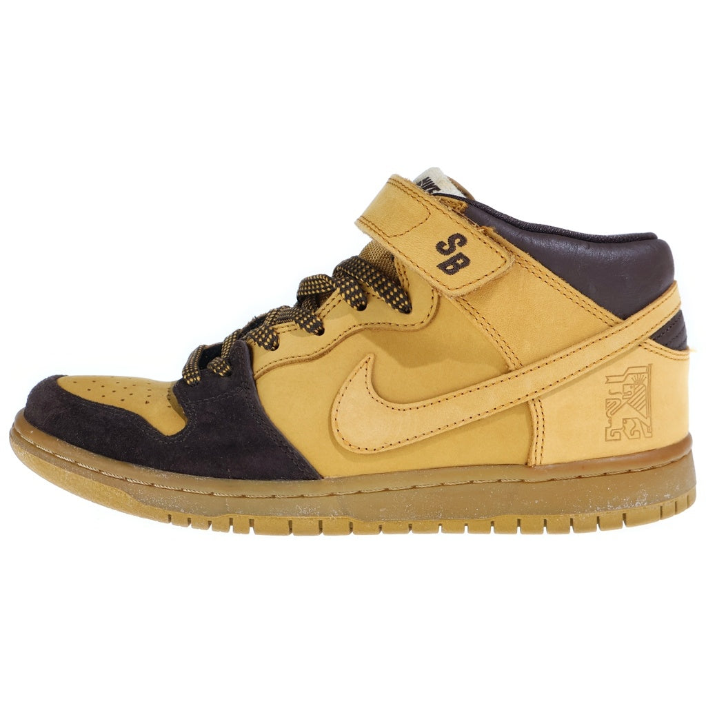 NIKE SB(ナイキエスビー) ZOOM DUNK MID PRO LEWIS MARNELL AJ1445-200 ダンク ミッド プロ ルイスマーネル ミッドカットスニーカー ブラウン US8.5/26.5cm